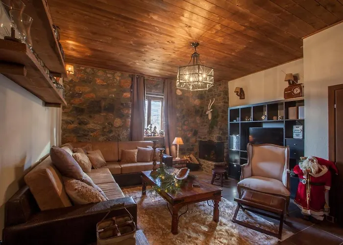 Dandy Palios Agios Athanasios - Rustic - Fireplace - Village Square Alpesi faház Paleósz Ájosz Athanásziosz