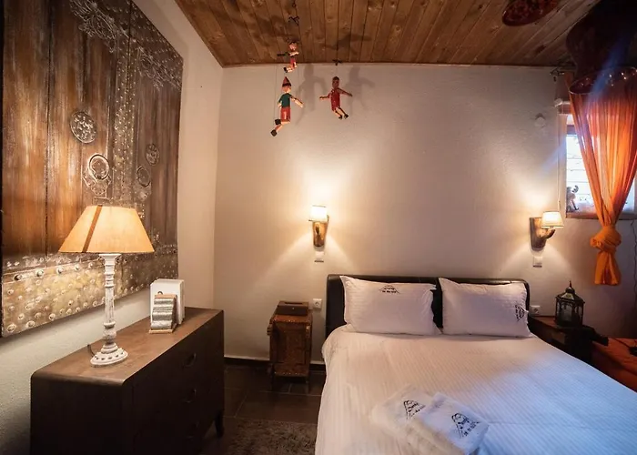 Dandy Palios Agios Athanasios - Rustic - Fireplace - Village Square