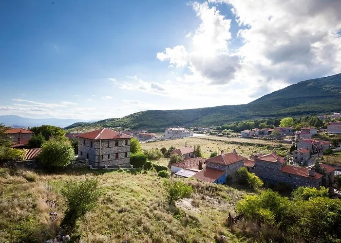 Alpesi faház Dandy Palios Agios Athanasios - Rustic - Fireplace - Village Square